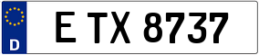 Truck License Plate